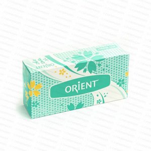 Выдергушки салфетки листовые ORIENT белые в коробке, 2сл., 200 листов