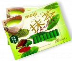 Шоколад Meiji Matcha со вкусом зелёного чая, к/к, 120г, 1/6/48