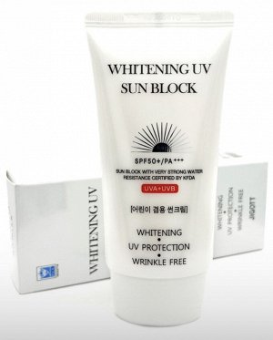 Солнцезащитный крем с эффектом осветления WHITENING UV SUN BLOCK CREAM SPF50 PA+++, 70 мл