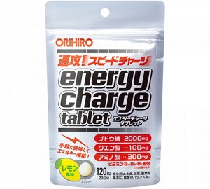 Заряд бодрости ORIHIRO ENERGY CHARGE лимон 120шт.