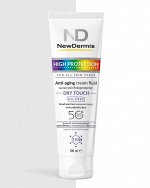 NewDermis Дневной омолаживающий крем-флюид c матирующим эффектом SPF 50+ PPD