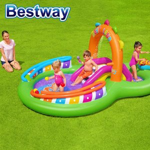 Bestway Надувной игровой бассейн &quot;Музыкальный остров&quot; 250 л, 295 x 190 x 137 см