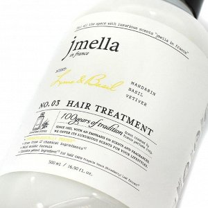 JMELLA Кондиционер для волос с лаймом и базиликом In France Hair Treatment Lime & Basil, 500 мл