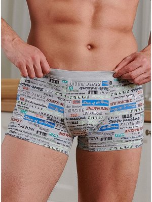 Мужские трусы боксеры "Индефини" (Арт.631000-3007MUF)