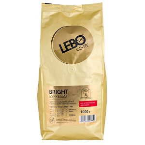 кофе LEBO ESPRESSO BRIGHT 1 кг зерно 1/5