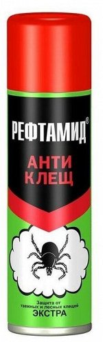 Аэрозоль Рефтамид Антиклещ Экстра, 145 мл