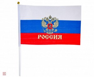 Флаг РОССИЯ, 20х28 см