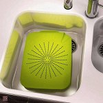 Сушилка-поддон для посуды Vetta. 34*26см, пластик. Подходит для сушки полуды и для использования в раковине. пр.Китай.