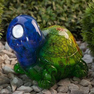 Светильник ERAFYS01-06  ЭРА Садовый Черепаха на солнечной батарее, полистоун, 13 см, шт