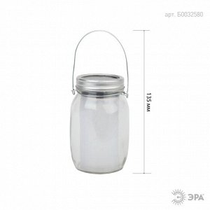 Светильник SL-GL14-JAR-3  ЭРА стекло, металл, прозрачный, 13,5 см, шт