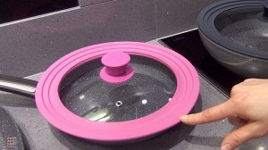 Многоразмерная крышка для посуды, Силиконовый ободок, 20см, 22см, 24см