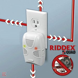 Отпугиватель грызунов и насекомых Riddex Quad 2 в 1