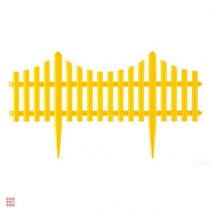 Забор декоративный № 3 (желтый)