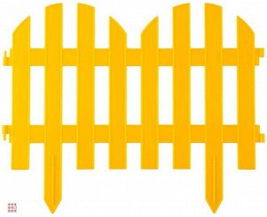 Забор декоративный № 4 (желтый)