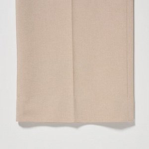UNIQLO - эффектные прямые штаны (длина 77 см) - 32 BEIGE