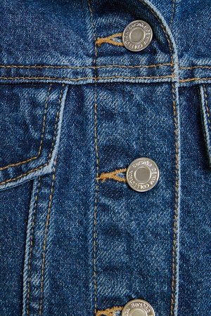 Укороченная джинсовая куртка 03211335