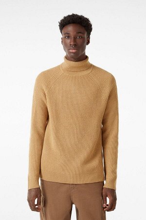 Вельветовый свитер с прямым воротником 07517623