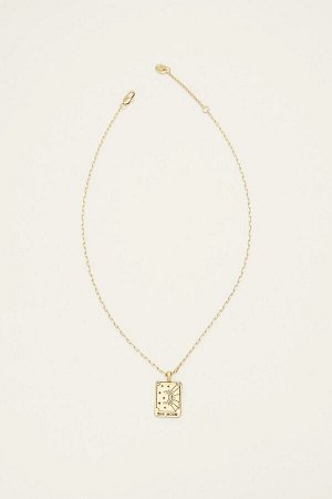Ожерелье с подвеской Лунное Таро. Позолоченный. 00160411
