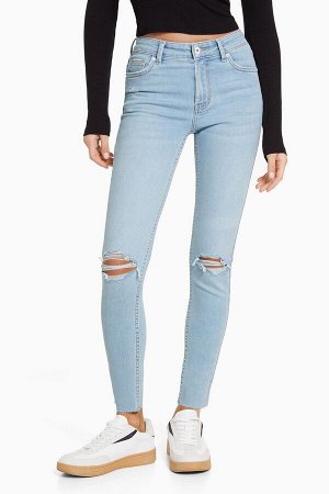 Винтажные джинсы скинни с заниженной талией 00243888