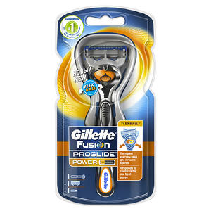 GILLETTE FUSION ProGlide POWER станок + 1'S # на батарейке, 84853886