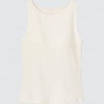 UNIQLO - тэнк-топ с вшитыми чашечками - 01 OFF WHITE