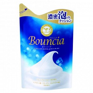 00327gs Увлажняющее мыло для тела со сливками и коллагеном MILKY BODY SOAP BOUNCIA (сменная упаковка), 430 мл