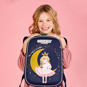 Ранец облегченный с одним отделением, для девочек