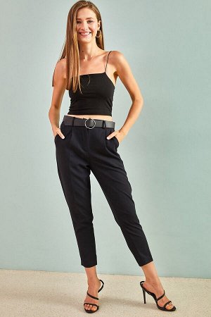 Женские брюки с эластичным поясом на талии 30991026