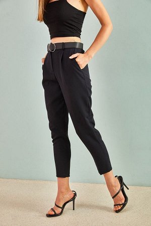Женские брюки с эластичным поясом на талии 30991026