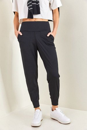 Женские спортивные штаны для бега с высокой талией из ткани для дайвинга 3337 40091031