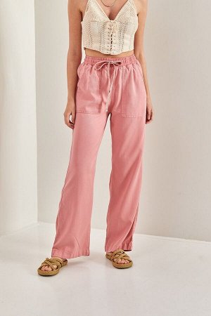 Женские брюки с эластичным карманом на талии 40501023