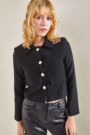 Женская льняная куртка из ткани Airobin 40601007