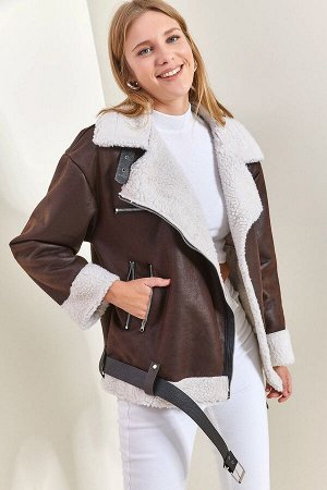 Женский поясной ремень Curly Laminated Coat 2249 40111018