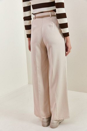 Женские брюки Plazzo со складками и карманами 2028 40081041