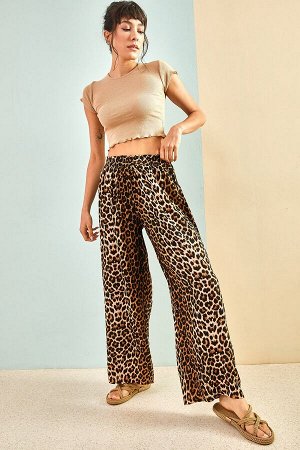 Женские свободные брюки с леопардовым принтом 3937 30971027
