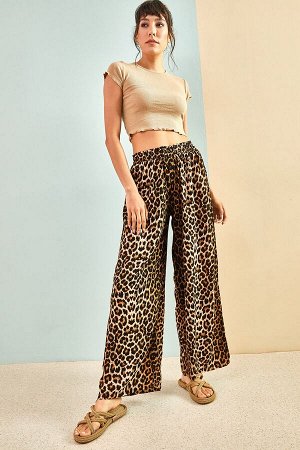 Женские свободные брюки с леопардовым принтом 3937 30971027