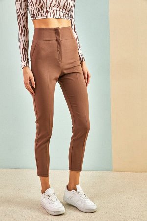 Женские брюки из ткани Atlas со сверхвысокой талией 30801010