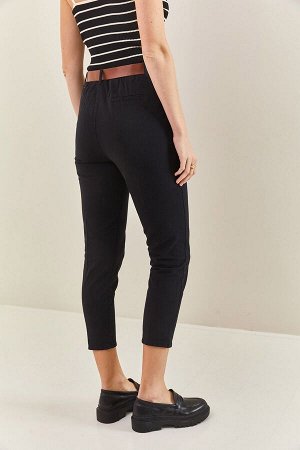 Женские брюки с эластичным поясом на талии 40501024