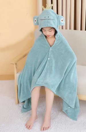 Детское полотенце с капюшоном, "Лягушка"