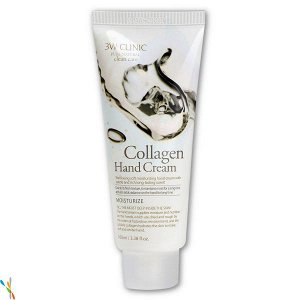 Крем для рук 3wClinic MoisturizingHandCream Collagen с коллагеном увлажняющий