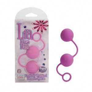 California Exotic Lia Love Balls, розовые