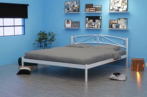 Кровать без подъёмного механизма Люкс 140х200 см, Кантри Прованс