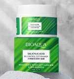 Ватные диски с салициловой кислотой Bioaqua с антибактериальным действием, 55 шт