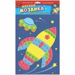 Мозаика на самоклеящейся основе &quot;Для самых маленьких - Ракета&quot; из мягкого пластика С3080-02/КТС