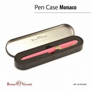 Ручка подарочная шарик Monaco 0.5мм коралл футляр