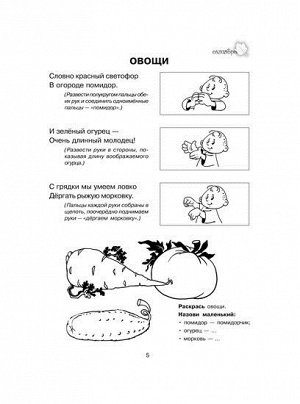 Тренируем пальчики-развиваем речь. Средняя группа детского сада 4+