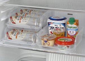 Лоток - органайзер модульный для холодильника (20,3Ш × 23Д × 8,6В см). Япония