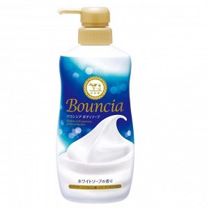 Сливочное жидкое мыло "Bouncia" для рук и тела с нежным свежим ароматом 480 мл, дозатор / 12