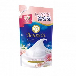 Сливочное жидкое мыло "Bouncia" для рук и тела с ароматом роскошного букета 360 мл, мягкая упаковка / 21