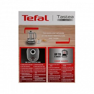 Чайник электрический TEFAL BJ551B10, стекло, 1.5 л, 1430 Вт, регулировка t°, белый